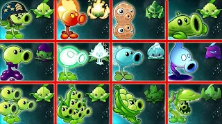 All PEASHOOTER & Mint Plants Battlez - Who Will Win? - PvZ 2 Plant vs Plant