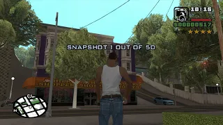 How to take Snapshot #46 at the beginning of the game - GTA San Andreas