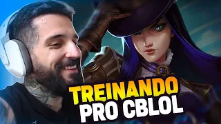 BRTT TREINANDO DE CAITLYN PRO CBLOL