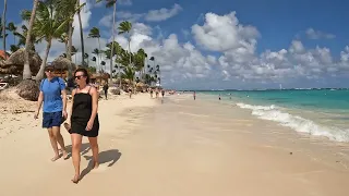 Punta Cana Beach Walk 2023 (4K)