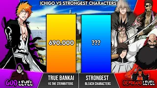 Ichigo All Forms vs Strongest Bleach Characters POWER LEVELS - Bleach Power Levels - Scaling Verse
