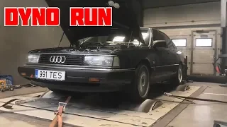 700+HP Audi 200 20v 1990 Dyno Run | Ultimate Sleeper | Big Turbo