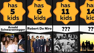 Comparison: Celebrities With TOO MANY Kids | Number Of Children Of Famous Actors