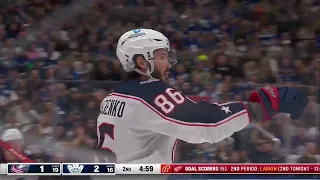 Kirill Marchenko's rebound goal vs Leafs (11 feb 2023)