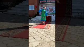 марийский танец(уличный праздник в с.Енахметово)