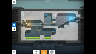 Bridge Constructor Portal тестовая камера 11 Под огнём - получение достижения Без обид