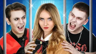 M3GAN vs Vampiro en Prisión || Familia de Vampiros Adoptó un Bebé