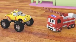 Hasičský vůz a monster truck Lucas, Animák pro děti