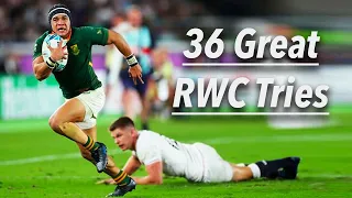 36 Great Rugby World Cup Tries - Impossible to Forget!