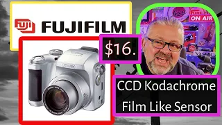 Review Fujifilm CCD Kodachrome Film like sensor S3000 Digital Camera for $16 Photography class 239