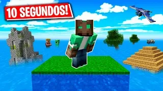 MINECRAFT pero EL AGUA CRECE CADA 10 SEGUNDOS 💧😱 MINECRAFT es ALEATORIO