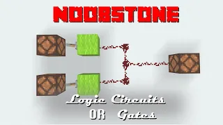 Redstone Basics - OR/NOR Gates | NoobStone | Minecraft Bedrock Edition 1.19 Redstone Tutorial