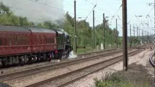 Relay By Rail: Olympic torch at Thirsk