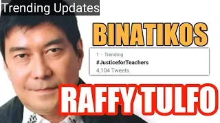 RAFFY TULFO BINATIKOS NG NETIZEN DAHIL SA PAGPAPATAGAL NG LISENSYA NG GURO| SI IDOL NAGSALITA NA!!!