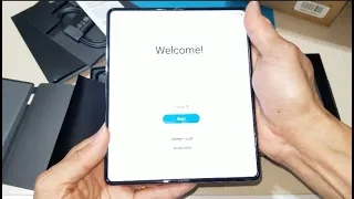 ASMR Samsung Z FOLD 5 Black 512GB Unboxing