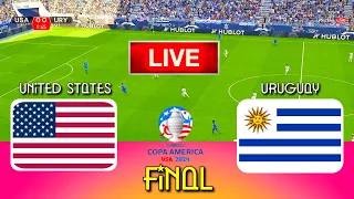 USA vs URUGUAY - Copa America 2024 Final | Full Match All Goals | Live Football Match