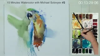 #2 Macaw Parrot (Watercolor Animal Tutorial)