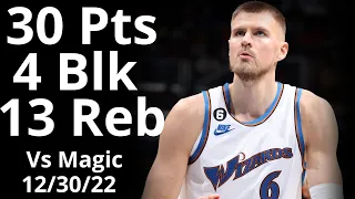 Kristaps Porzingis 30 Pts 13 Reb 4 Blk vs Magic Highlights