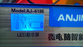 Charger from AliExpress for 100% calcium battery charge.