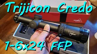 TRIJICON Credo 1-6x24 FFP Green Segmented Circle - Unboxing