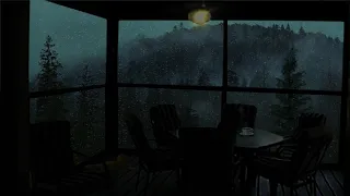 Relax with the sound of rain hitting the windows - the perfect atmosphere for insomniacs