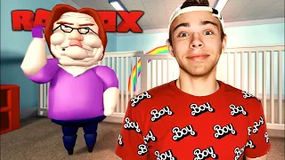 СТРАШНАЯ НЯНЯ БЕТТИ ОХОТИТСЯ НА МЕНЯ | ПОБЕГ ИЗ ПРИЮТА | ROBLOX