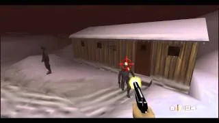 GoldenEye 007 (N64) 100% walkthrough - Mission 5, Part 1: Severnaya Installation, Siberian Plateau