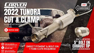 2022-2023 Toyota Tundra Cut & Clamp by Carven Exhaust