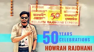 India's first Howrah Rajdhani Express celebrating 50 years 😍