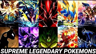 Supreme Mascot Legendary Pokémons | Super Strong Pokemon | Hindi