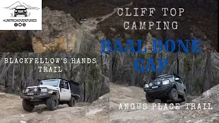 BAAL BONE GAP CLIFF CAMP - ANGUS PLACE TRAIL - BLACKFELLOW'S HANDS TRAIL SECRET TUNNEL