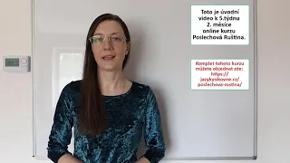 Úvodní video k 5. týdnu 2. měsíce online kurzu Poslechová Ruština.