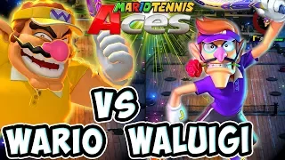 ABM: Wario Vs Waluigi !! Mario Tennis ACES !! Gameplay Match !! HD