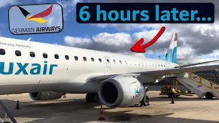 Trip Report | 6 Hour Delay! - Flying a Wet-Leased Embraer E190 with Luxair