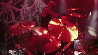 DOEDSVANGR-Imperialis-AntiChristian. Live in Belgium 2022 (Drum Cam)