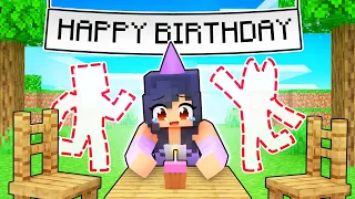 Nobody Went To APHMAU'S BIRTHDAY In Minecraft!