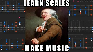 The BEST Way to Learn Scales and Make Music [Composing with Bebop Dominant]