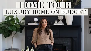 MODERN, CLASSIC & BUDGET FRIENDLY LUXURY LIVING ROOM TOUR | HOUSE OF VALENTINA