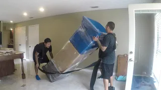 How to Move and Pack a very Fragile Glass Curio Cabinet during the move