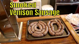 Making And Smoking Venison Sausage Links!