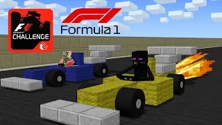 Monster School: Formula 1 Racing Challenge - Minecraft Animation