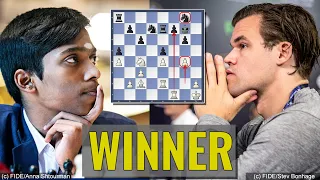 Winner | Praggnanandhaa R vs Magnus Carlsen | FIDE World Cup 2023 Baku Final Tiebreak