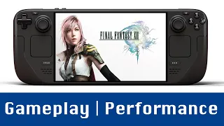 Final Fantasy XIII Steam Deck Gameplay | Performance