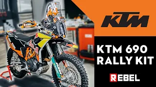 KTM 690cc Rally Bike Build