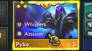 S7 PYKE 3 Star ⭐⭐⭐ X Them All! 6 Assassin | TFT Set 7: Dragonlands