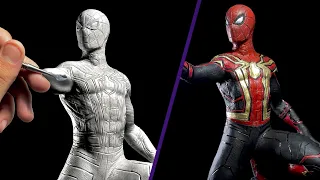 Sculpting Spider-Man Timelapse | No Way Home Tom Holland Suit