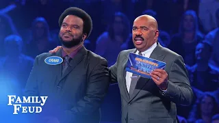 Craig Robinson KILLS Fast Money! | Celebrity Family Feud