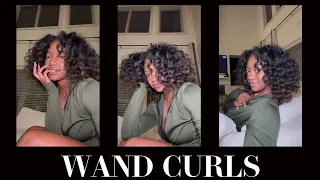 Wand Curls on Natural hair is such a sexy hairstyle!