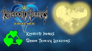 Kingdom Hearts HD 1.5 Remix: All Green Trinity Locations - Best Friend Trophy 🏆