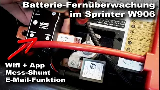 Batterie-Fernüberwachung mit E-Mail-Funktion | Hoots Batteriewächter | michaswerkstatt